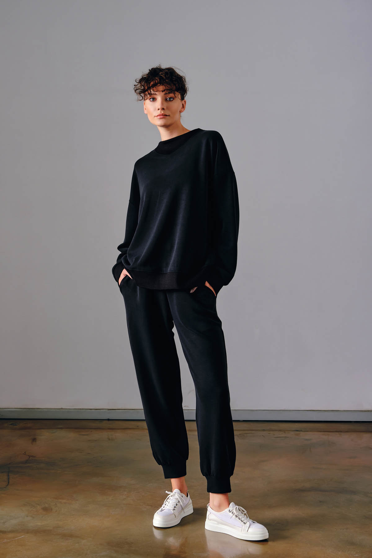 Kadın Soft Touch Oversize Sweatshirt	