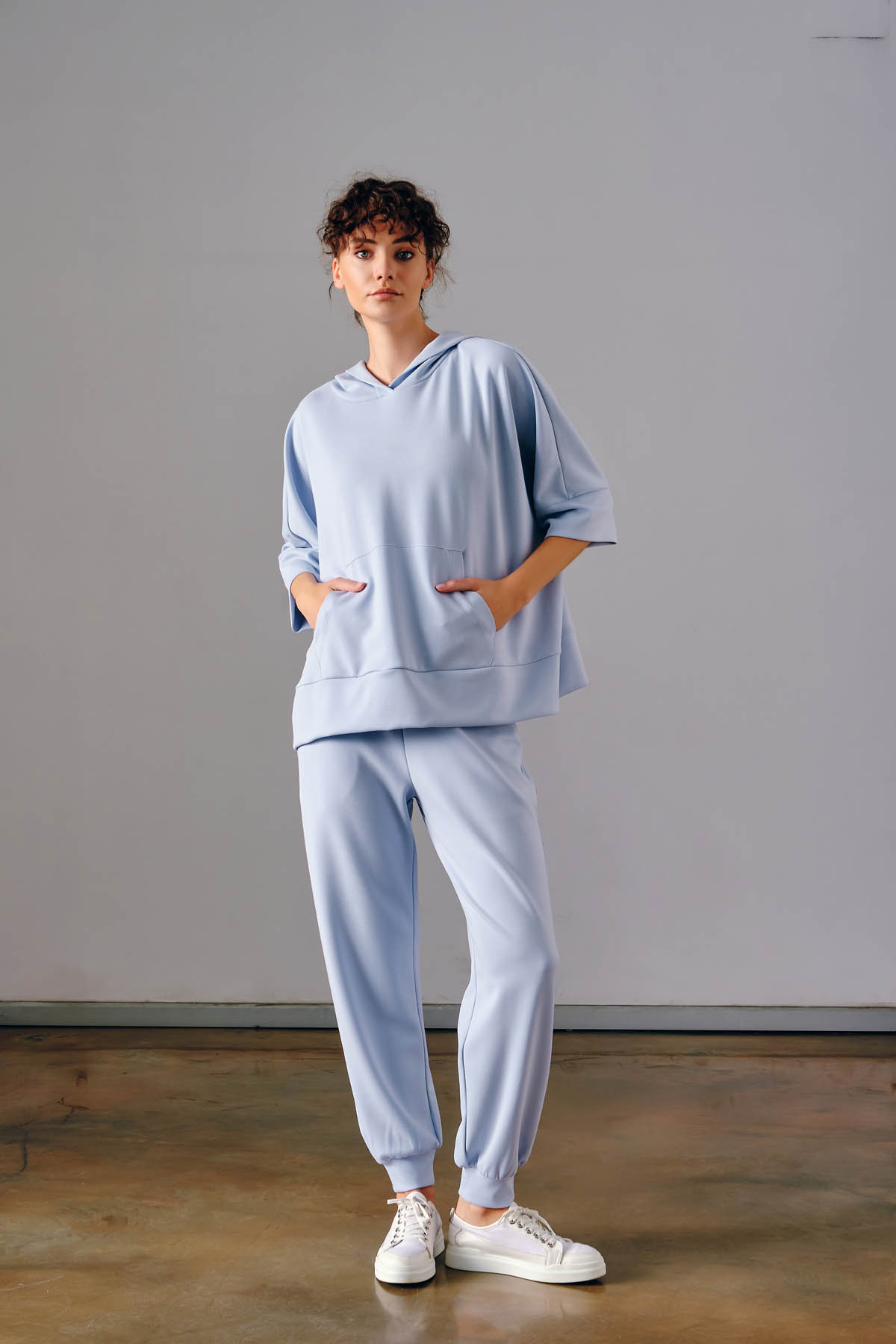 Kadın Soft Touch Oversize Sweatshirt	