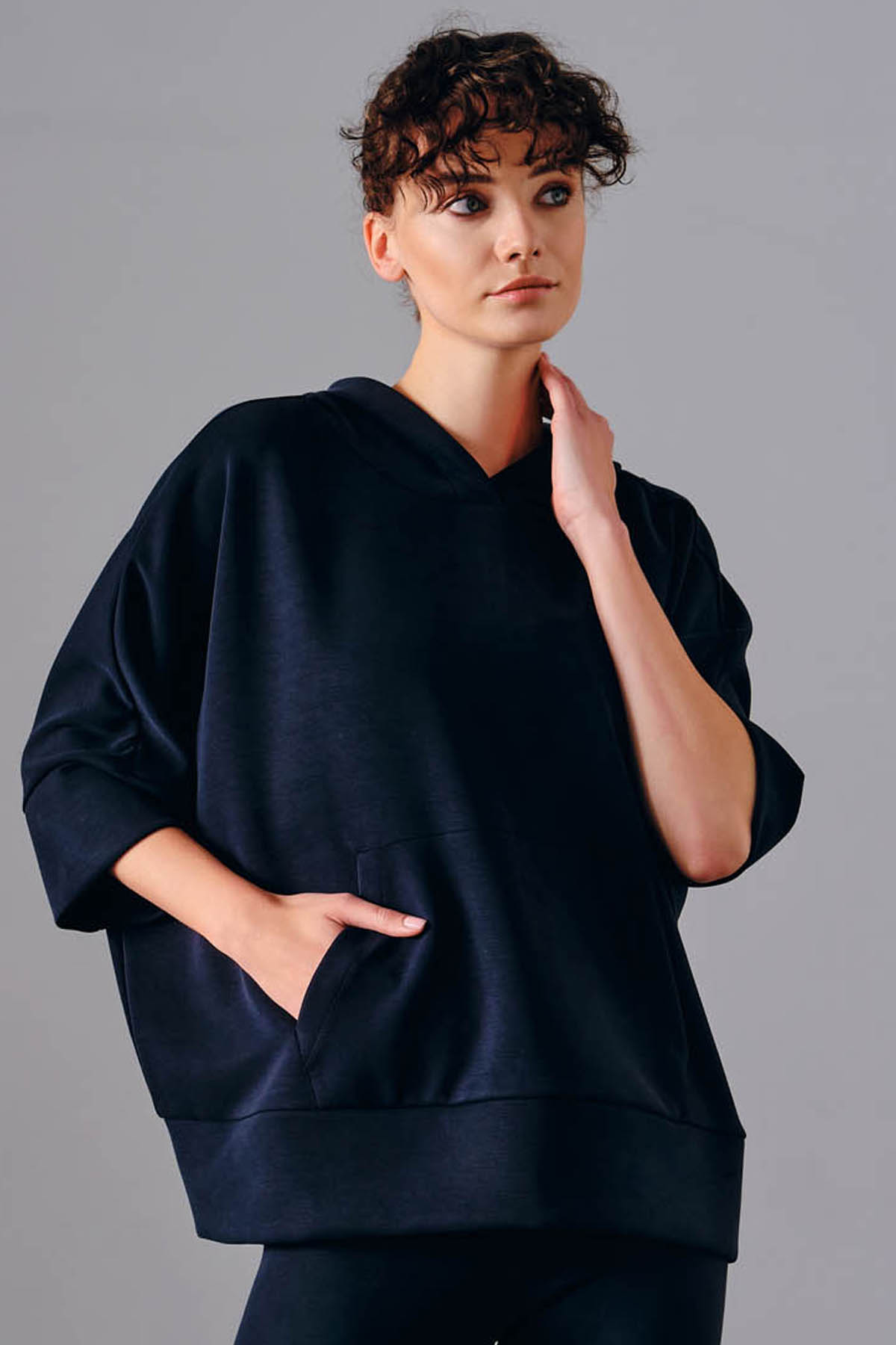 Kadın Soft Touch Oversize Sweatshirt	