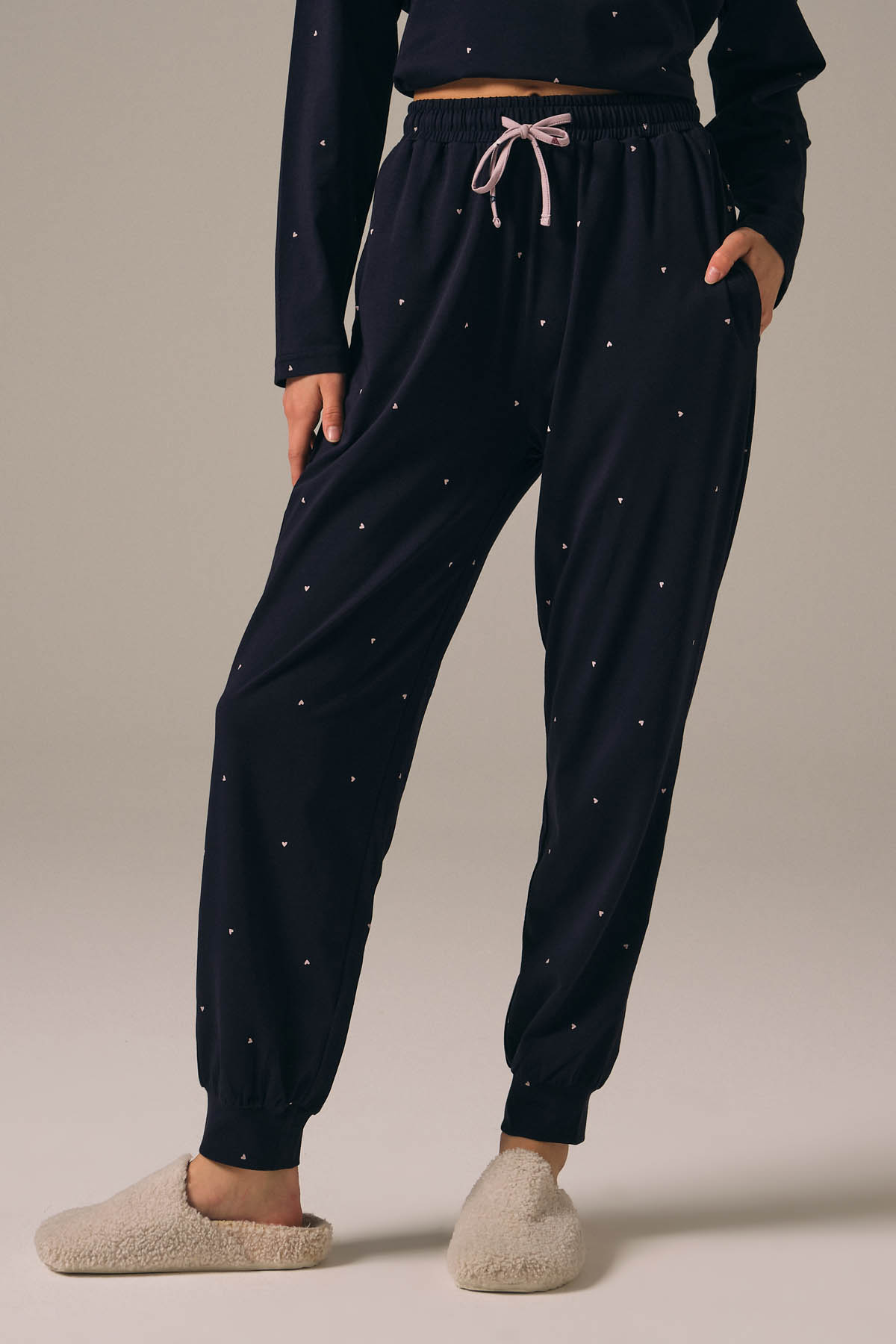 Kadın Pamuklu Uzun Pijama Altı
