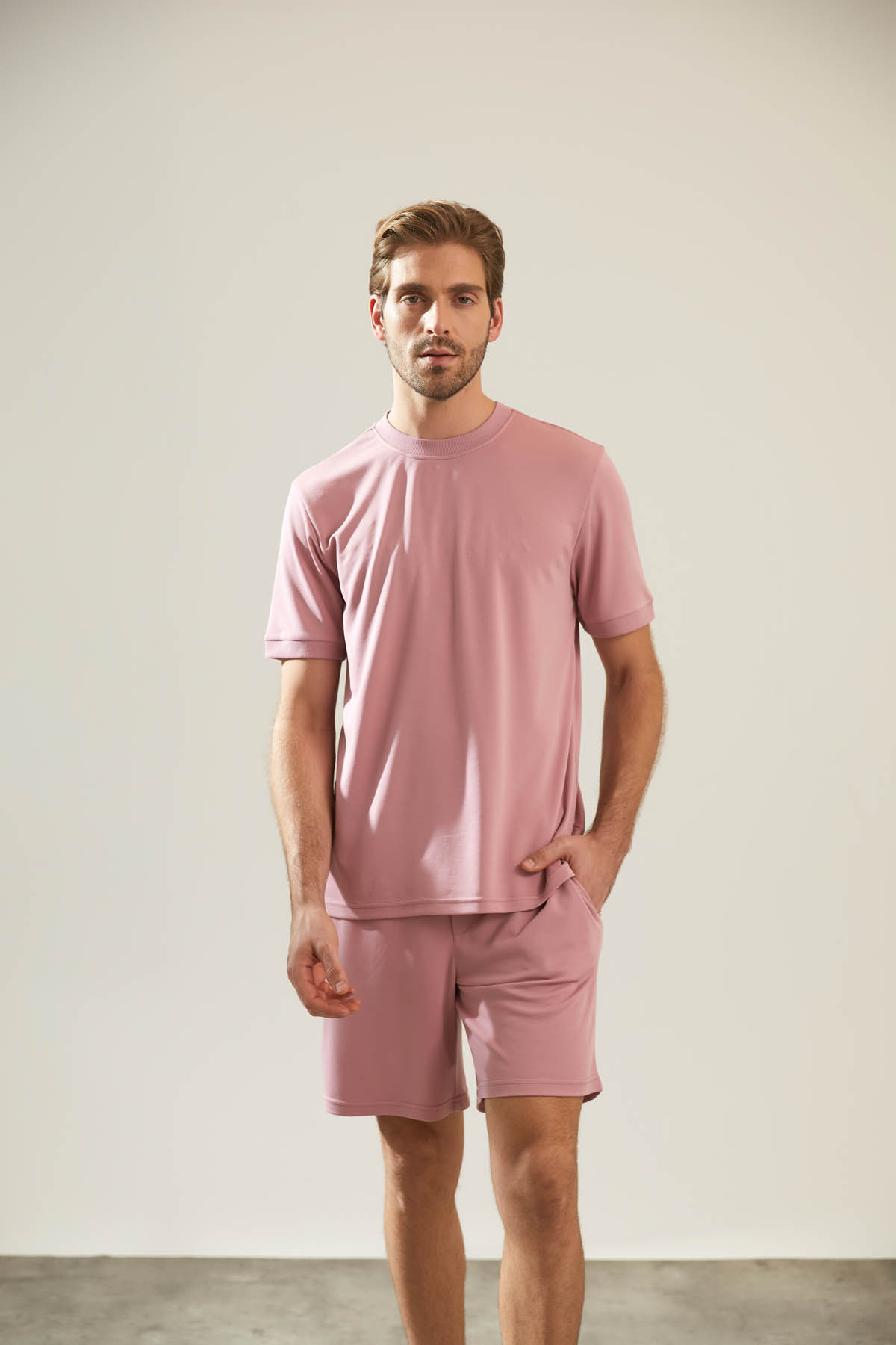 Erkek Cupro Pique Cepli Kısa Kol T-shirt