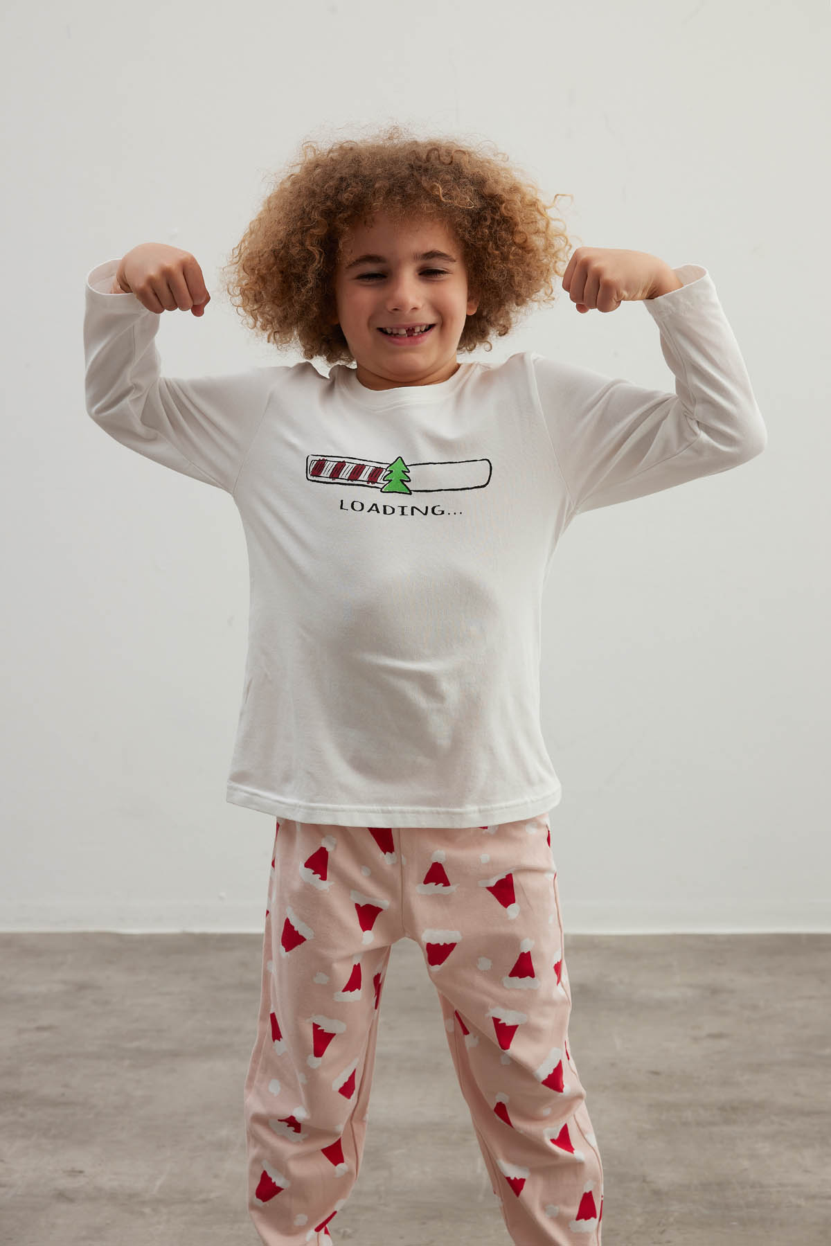 Erkek Çocuk Pamuklu Uzun Kollu Pijama Takımı